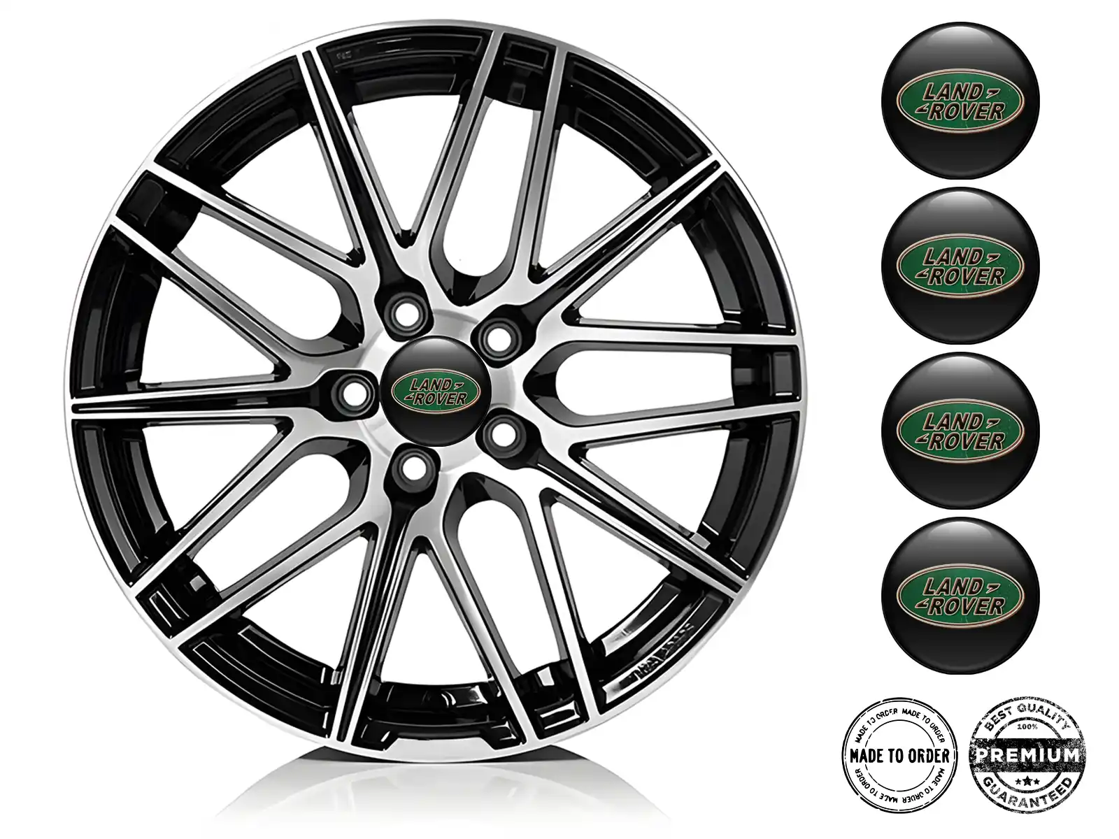 Land Rover Pegatinas Bombadas Edición Calcomanías Estilo de Silicona